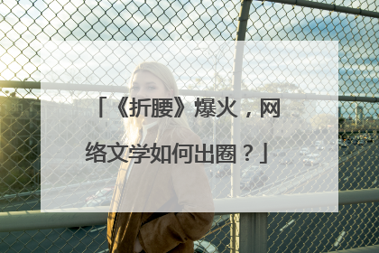 《折腰》爆火，网络文学如何出圈？