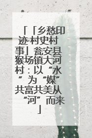 「乡愁印迹·村史村事」瓮安县猴场镇大河村：以“水”为“媒”共富共美从“河”而来