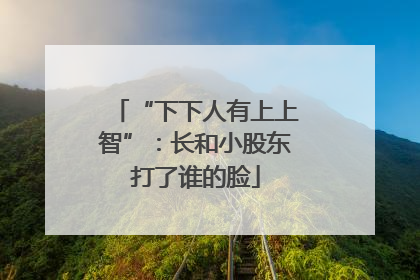 “下下人有上上智”：长和小股东打了谁的脸