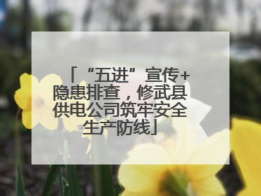 “五进”宣传+隐患排查，修武县供电公司筑牢安全生产防线