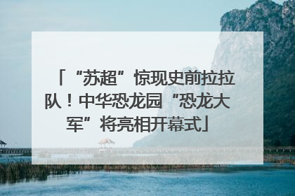 “苏超”惊现史前拉拉队！中华恐龙园“恐龙大军”将亮相开幕式