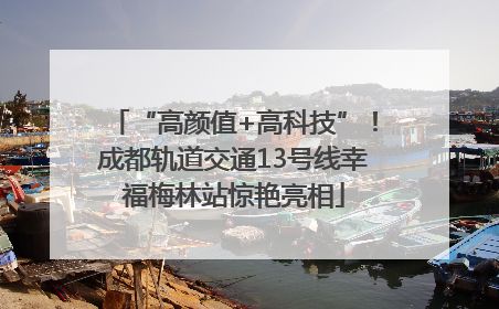 “高颜值+高科技”！成都轨道交通13号线幸福梅林站惊艳亮相