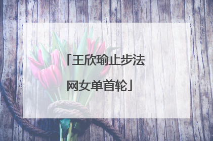 王欣瑜止步法网女单首轮