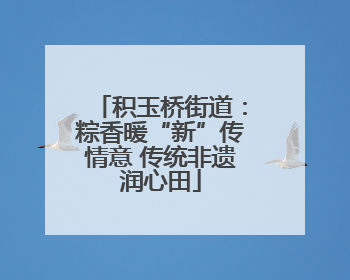 积玉桥街道：粽香暖“新”传情意 传统非遗润心田
