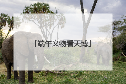 端午文物看天博