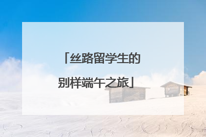 丝路留学生的别样端午之旅