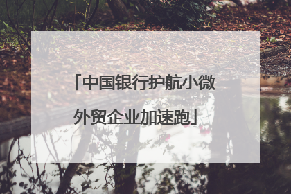 中国银行护航小微外贸企业加速跑