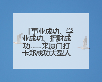 事业成功、学业成功、招财成功……来厦门打卡郑成功大型人偶！