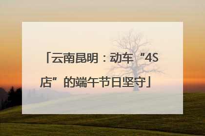 云南昆明：动车“4S店”的端午节日坚守