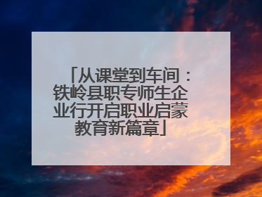 从课堂到车间：铁岭县职专师生企业行开启职业启蒙教育新篇章