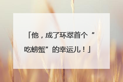 他，成了环翠首个“吃螃蟹”的幸运儿！