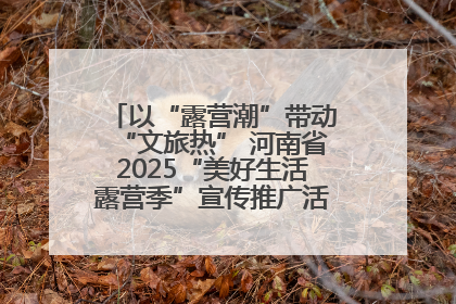 以“露营潮”带动“文旅热” 河南省2025“美好生活露营季”宣传推广活动在平舆县启动