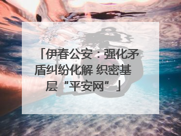 伊春公安：强化矛盾纠纷化解 织密基层“平安网”