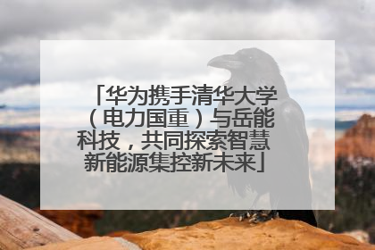 华为携手清华大学（电力国重）与岳能科技，共同探索智慧新能源集控新未来