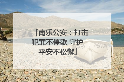 南乐公安：打击犯罪不停歇 守护平安不松懈