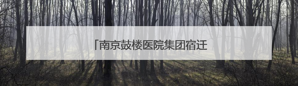 南京鼓楼医院集团宿迁医院诞辰120周年