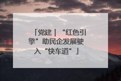 党建｜“红色引擎”助民企发展驶入“快车道”