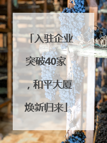 入驻企业突破40家，和平大厦焕新归来