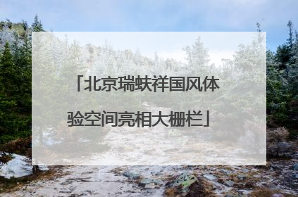 北京瑞蚨祥国风体验空间亮相大栅栏