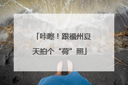 咔嚓！跟福州夏天拍个“荷”照