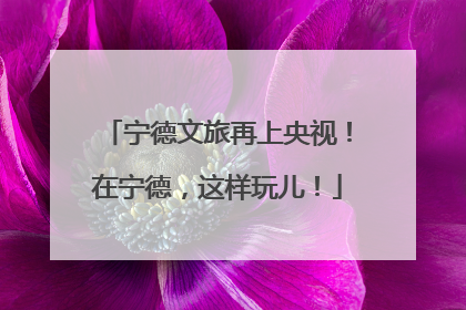 宁德文旅再上央视！在宁德，这样玩儿！