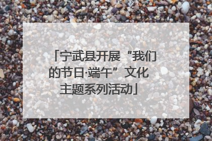 宁武县开展“我们的节日·端午”文化主题系列活动