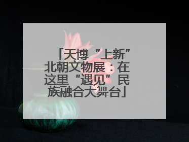 天博“上新”北朝文物展：在这里“遇见”民族融合大舞台