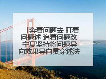 奔着问题去 盯着问题述 追着问题改 宁夏坚持将问题导向效果导向贯穿述法工作始终