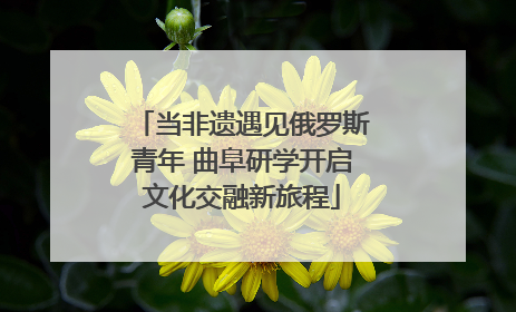 当非遗遇见俄罗斯青年 曲阜研学开启文化交融新旅程