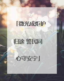 微光成炬护归途 警民同心守安宁