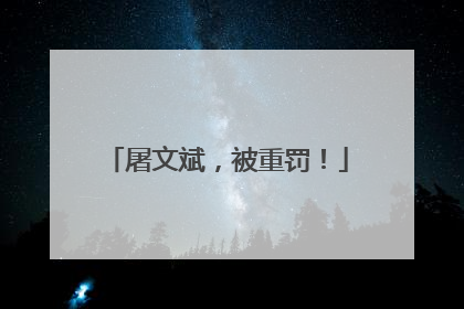 屠文斌，被重罚！