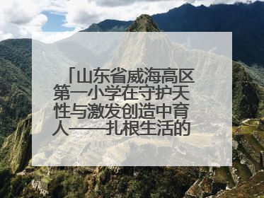 山东省威海高区第一小学在守护天性与激发创造中育人——扎根生活的科学教育更有效