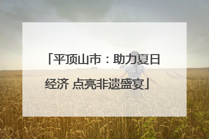 平顶山市：助力夏日经济 点亮非遗盛宴