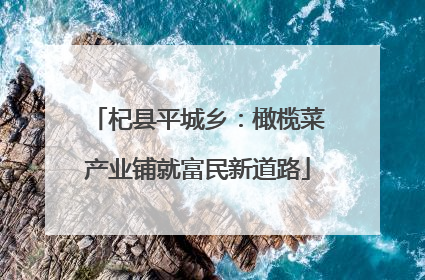 杞县平城乡：橄榄菜产业铺就富民新道路