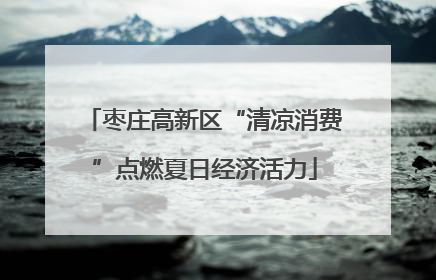枣庄高新区“清凉消费”点燃夏日经济活力