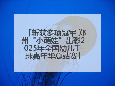 斩获多项冠军 郑州“小萌娃”出彩2025年全国幼儿手球嘉年华总站赛