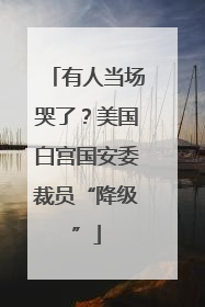 有人当场哭了？美国白宫国安委裁员“降级”