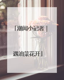 潮闻小记者｜遇油菜花开