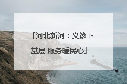 河北新河：义诊下基层 服务暖民心
