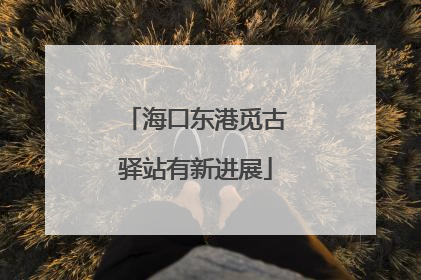 海口东港觅古驿站有新进展
