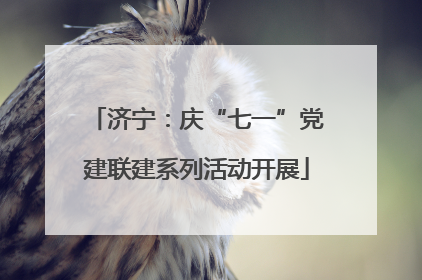 济宁：庆“七一”党建联建系列活动开展