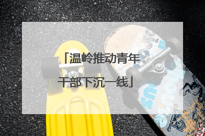 温岭推动青年干部下沉一线