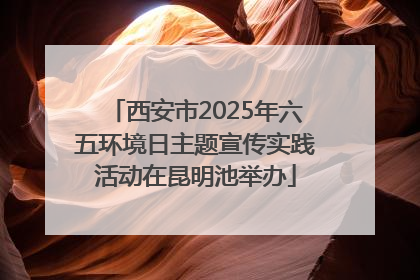 西安市2025年六五环境日主题宣传实践活动在昆明池举办