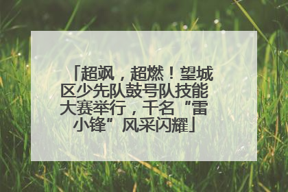 超飒，超燃！望城区少先队鼓号队技能大赛举行，千名“雷小锋”风采闪耀