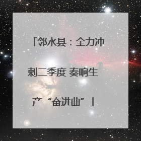 邻水县：全力冲刺二季度 奏响生产“奋进曲”