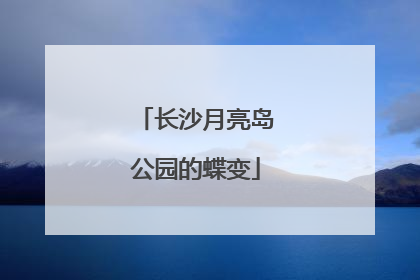 长沙月亮岛公园的蝶变