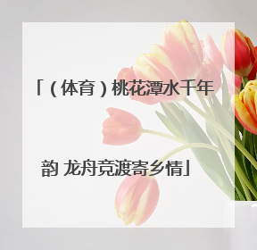 （体育）桃花潭水千年韵 龙舟竞渡寄乡情