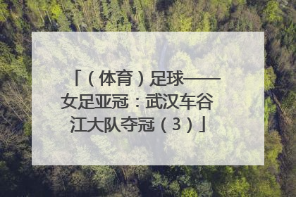 （体育）足球——女足亚冠：武汉车谷江大队夺冠（3）