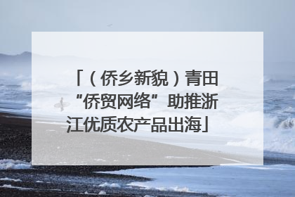 （侨乡新貌）青田“侨贸网络”助推浙江优质农产品出海