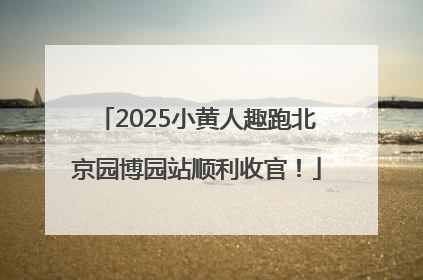 2025小黄人趣跑北京园博园站顺利收官！
